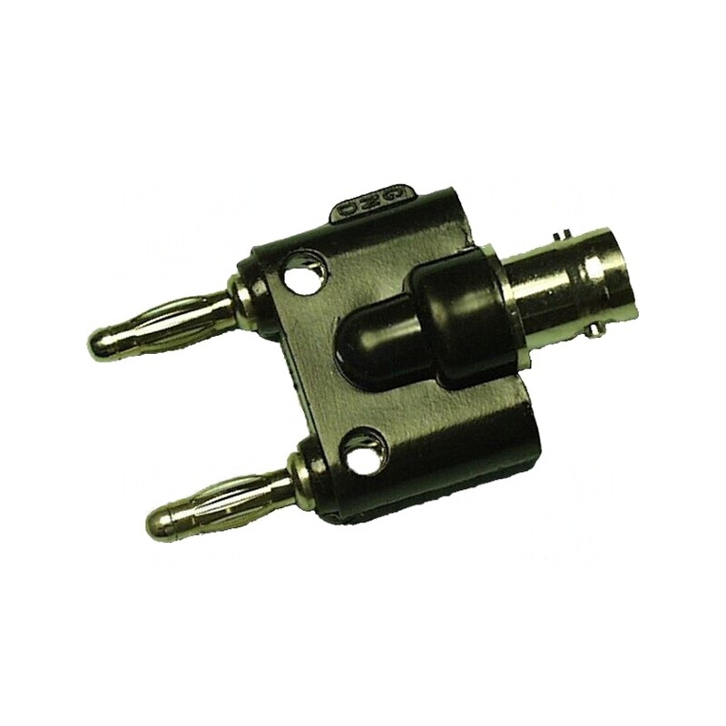 Adaptor BNC la Banană 4mm Nylon 3A | Electronic-mag.ro | Componente Electronice