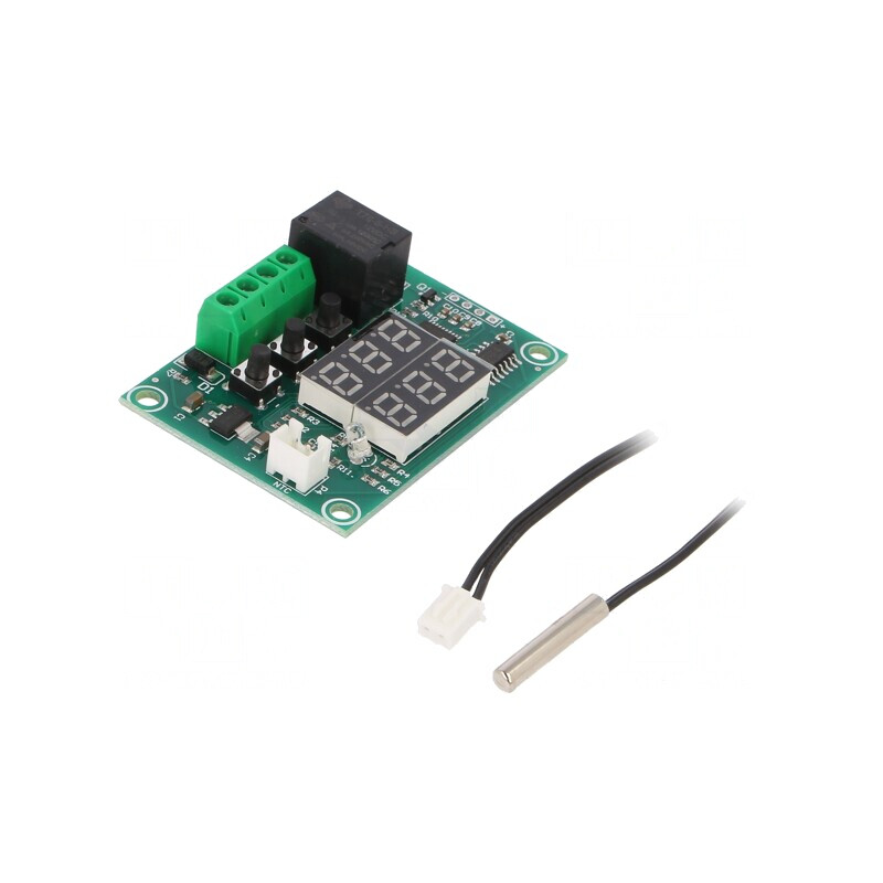 Controler Temperatură 12VDC 10A 60x45mm -50÷110°C | Electronic-mag.ro | Componente Electronice