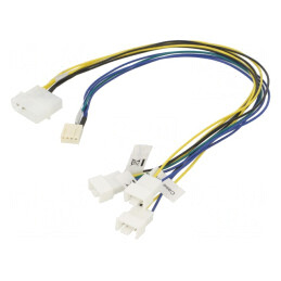 Cablu Alimentare Ventilatoare 0.3m Drept | Electronic-mag.ro | Componente Electronice