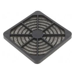 Filtru plastic negru Ø92mm cu şurub 1 set | Electronic-mag.ro | Componente Electronice