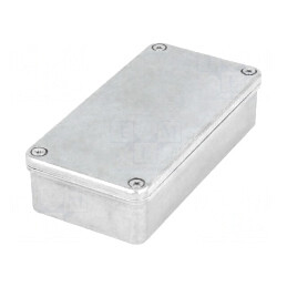 Carcasă universală aluminiu IP67 52,5x102,5x25,5 mm | Electronic-mag.ro | Componente Electronice