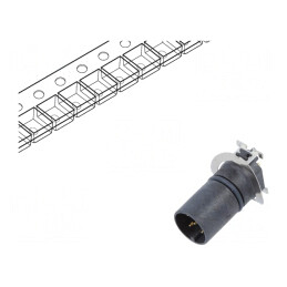 Soclu M12 5-Pin Tată pentru PCB DeviceNet/CANopen | Electronic-mag.ro | Componente Electronice