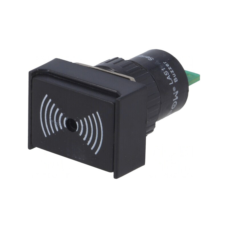 Semnalizator acustic 75dB IP40 12VDC Ø16mm