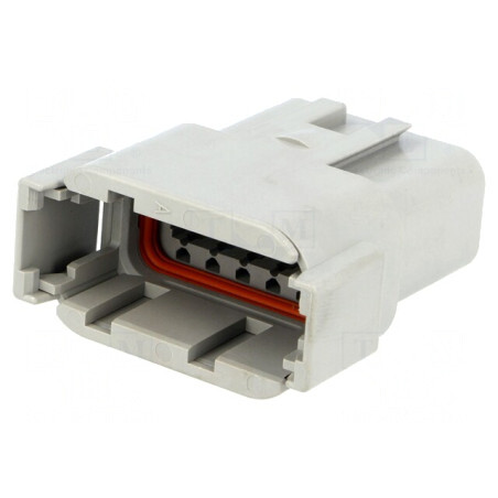 Conector DTM Tată Mufă Gri IP68 12-Pin | Electronic-mag.ro | Componente Electronice