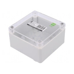 Carcasă Universală Industrială Gri 105x105x66mm | Electronic-mag.ro | Componente Electronice