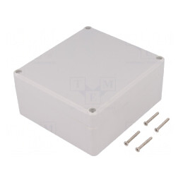 Carcasă universală cu bucșă din alamă 115mm x 125mm x 58mm | Electronic-mag.ro | Componente Electronice