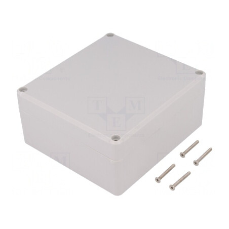 Carcasă universală cu bucșă din alamă 115mm x 125mm x 58mm | Electronic-mag.ro | Componente Electronice
