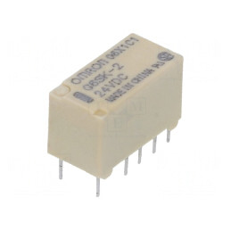 Releu Electromagnetic DPDT 24VDC 2A | Electronic-mag.ro | Componente Electronice