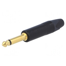 Mufă Jack 6.3mm Mono Tată pe Cablu | Electronic-mag.ro | Componente Electronice