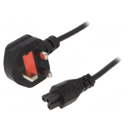 Cablu Alimentare 1.8m 3x0.75mm2 Negru | Electronic-mag.ro | Componente Electronice
