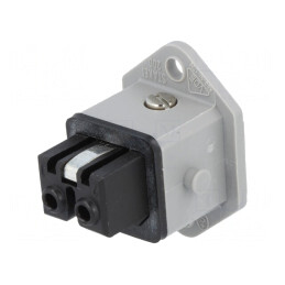 Conector Dreptunghiular ST Soclu Mamă 2 PIN Cositorit