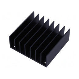 Radiator extrudat cu aripioare negru 57,9mm TO218 TO220 | Electronic-mag.ro | Componente Electronice
