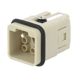 Conector HDC cu Inserturi de Contact Tată 7+7 PE Crimpat | Electronic-mag.ro | Componente Electronice