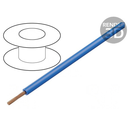 Cablu FlexiVolt-2V 4mm2 PVC Albastru | Electronic-mag.ro | Componente Electronice