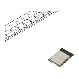 Modul IoT Bluetooth Low Energy WiFi SMD 18x25.5x3.1mm