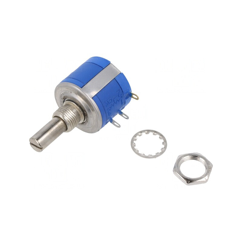 Potentiometru Axial Multiturn 1kΩ 2W 5% 6.3mm Linear | Electronic-mag.ro | Componente Electronice
