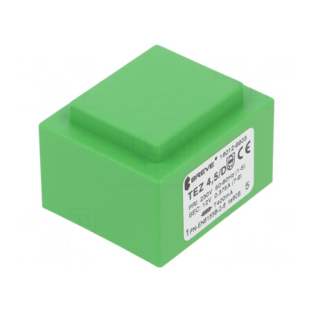Transformator încapsulat 4,5VA 230V 12V PCB | Electronic-mag.ro | Componente Electronice