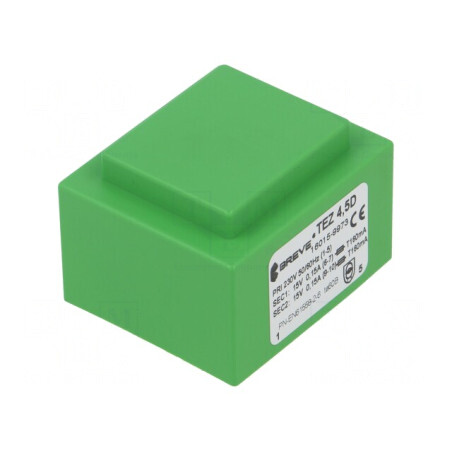 Transformator încapsulat 4,5VA 230V 15V 150mA | Electronic-mag.ro | Componente Electronice