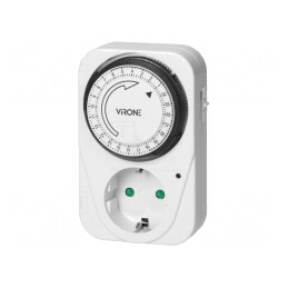 Întrerupător Temporizat 15min-24h 230V 16A IP20 | Electronic-mag.ro | Componente Electronice