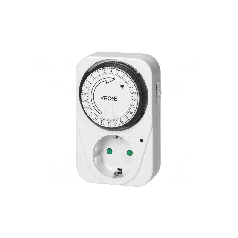 Întrerupător Temporizat 15min-24h 230V 16A IP20 | Electronic-mag.ro | Componente Electronice