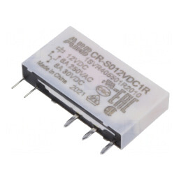 Releu Miniatură SPDT 12VDC THT CR-S | Electronic-mag.ro | Componente Electronice