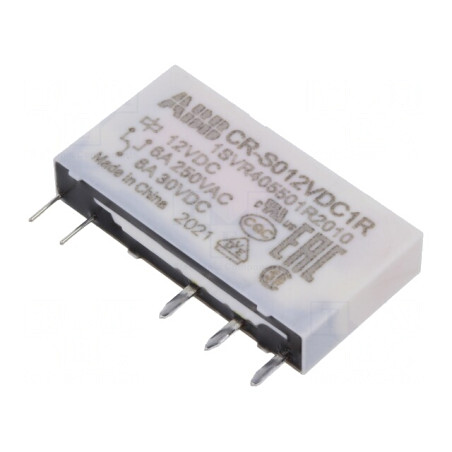 Releu Miniatură SPDT 12VDC THT CR-S | Electronic-mag.ro | Componente Electronice