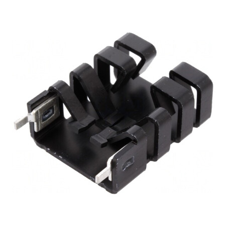 Radiator Presat Negru 36.3mm x 25.4mm x 12.7mm | Electronic-mag.ro | Componente Electronice