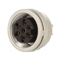Conector M16 Mamă 7-Pin 250V IP40 | Electronic-mag.ro | Componente Electronice