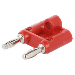 Punte Stivuibilă Banană 4mm Roșie 15A 5kV | Electronic-mag.ro | Componente Electronice