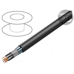 Cablu RE-2Y(St)Yv-P 4x2x1,3mm2 Cu PVC Negru | Electronic-mag.ro | Componente Electronice