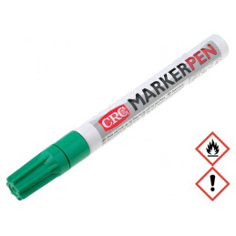 Marker cu Vopsea Verde 3mm Capăt Rotund