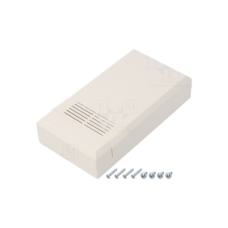 Carcasă Universală Ventilată ABS Albă 67x125x31mm | Electronic-mag.ro | Componente Electronice