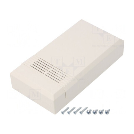 Carcasă Universală Ventilată ABS Albă 67x125x31mm | Electronic-mag.ro | Componente Electronice