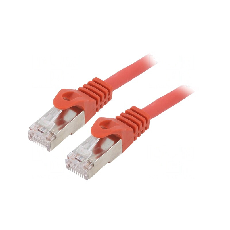 Patch cord S/FTP Cat6a roșu 5m LSZH | Electronic-mag.ro | Componente Electronice Patch cord S/FTP Cat6a roșu 5m LSZH | Electronic-mag.ro | Componente Electronice