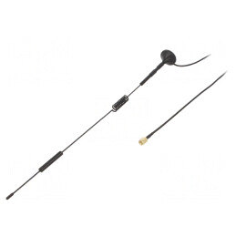 Antenă SMA Neagră 7dBi 600-2700MHz 3m | Electronic-mag.ro | Componente Electronice