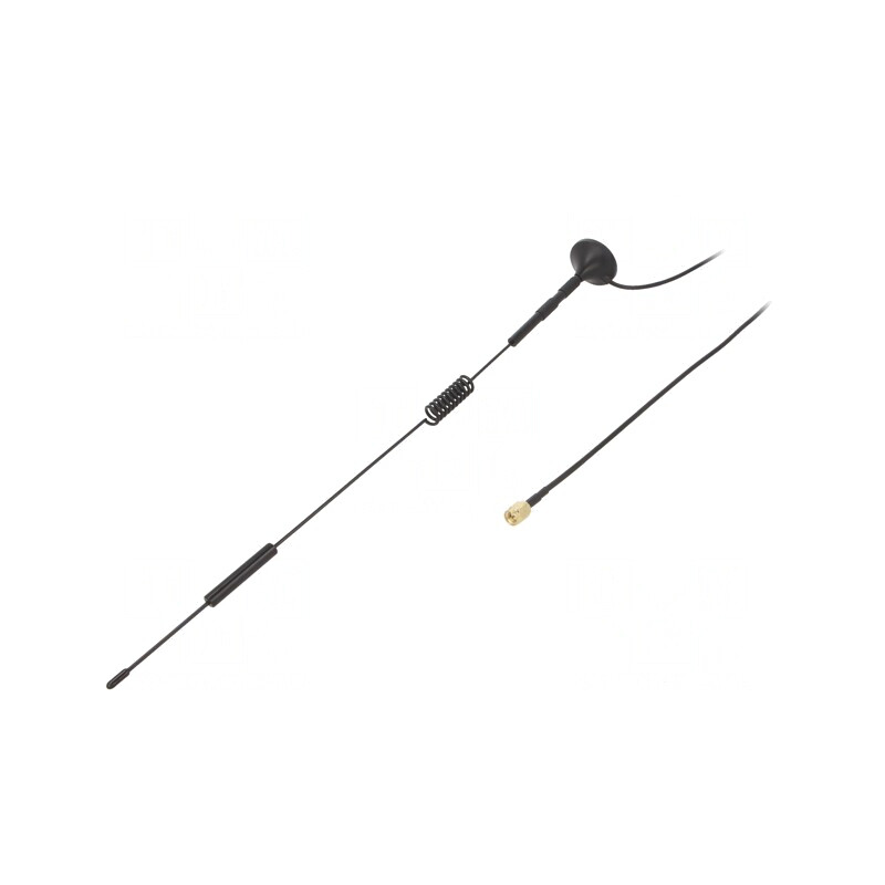 Antenă SMA Neagră 7dBi 600-2700MHz 3m | Electronic-mag.ro | Componente Electronice
