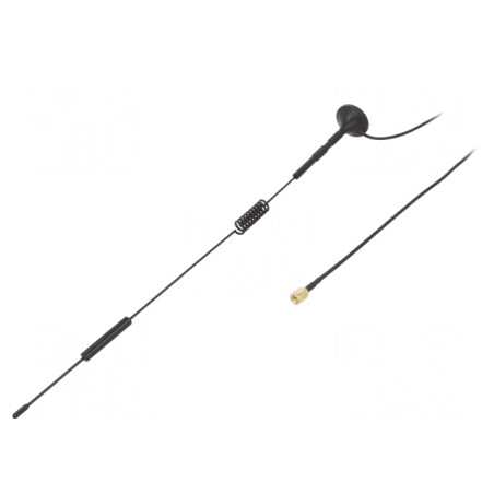 Antenă SMA Neagră 7dBi 600-2700MHz 3m | Electronic-mag.ro | Componente Electronice