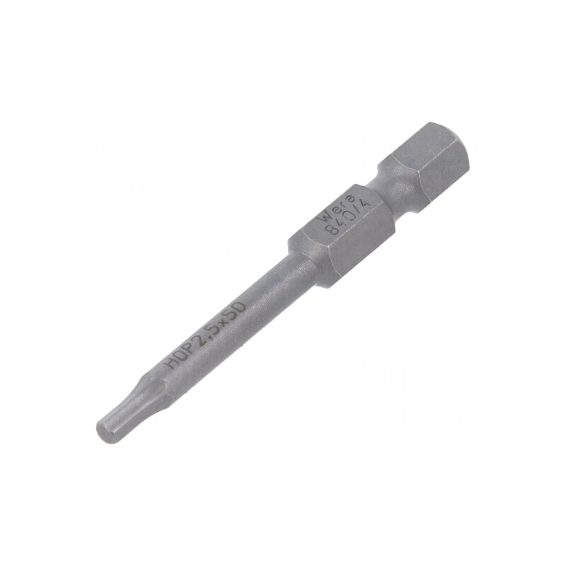 Capăt de șurubelniță HEX 2,5mm 50mm | Electronic-mag.ro | Componente Electronice