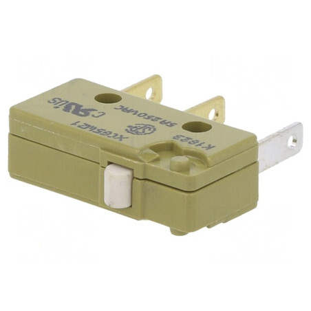 Microîntrerupător SNAP ACTION 5A/250VAC SPDT | Electronic-mag.ro | Componente Electronice