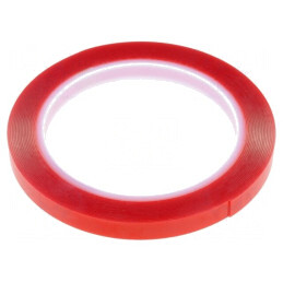 Bandă dublu adezivă acrilică 9mm x 5m 100°C | Electronic-mag.ro | Componente Electronice
