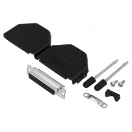 Mufă D-Sub HD 44 Pin Mamă Lipire pe Cablu - Set Complet | Electronic-mag.ro | Componente Electronice