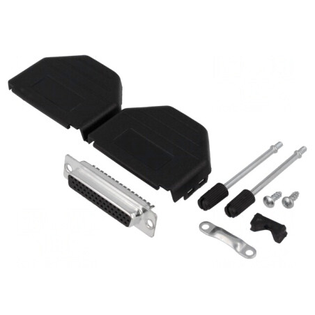 Mufă D-Sub HD 44 Pin Mamă Lipire pe Cablu - Set Complet | Electronic-mag.ro | Componente Electronice