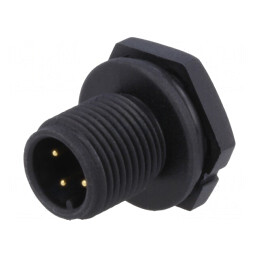 Soclu M12 4-Pin Tată IP68 Lipire DeviceNet CANopen | Electronic-mag.ro | Componente Electronice