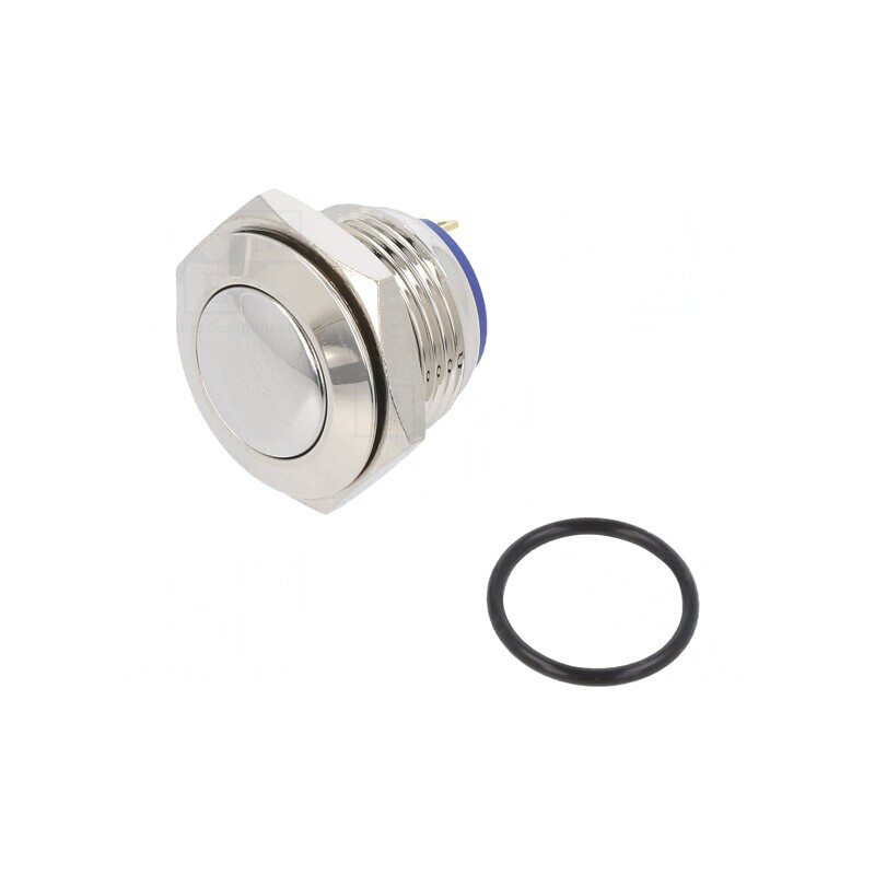Comutator Anti-Vandalism SPST-NO 2A 48VDC IP65 16mm | Electronic-mag.ro | Componente Electronice