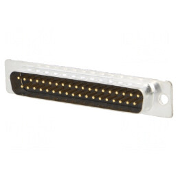Mufă D-Sub 37 PIN Tată Lipire Aurită | Electronic-mag.ro | Componente Electronice