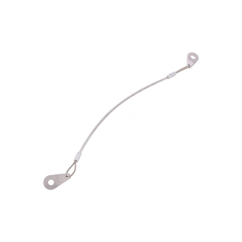 Cablu de Asigurare PVC Oțel Inoxidabil 200mm | Electronic-mag.ro | Componente Electronice