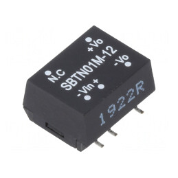 Convertor DC/DC 1W 12V 84mA | Electronic-mag.ro | Componente Electronice