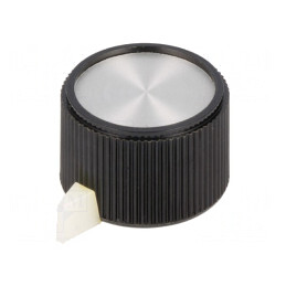 Buton Rotativ Aluminiu Termoplast 6mm | Electronic-mag.ro | Componente Electronice