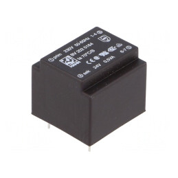 Transformator Encapsulat 0,5VA 230V 24V PCB | Electronic-mag.ro | Componente Electronice