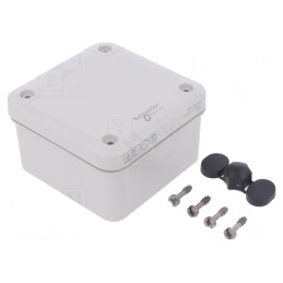 Carcasă universală ABS gri 89x89x54mm Thalassa TBS | Electronic-mag.ro | Componente Electronice